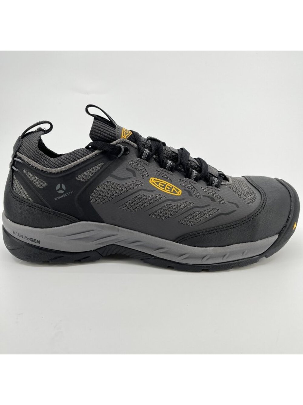 Keen Utility Flint II Sport Mens Size 13EE Gray Black Carbon Toe Work Shoes